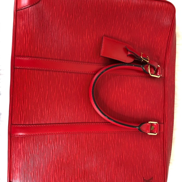 Louis Vuitton Red Epi Leather Porte-Documents - Picture 2 of 15